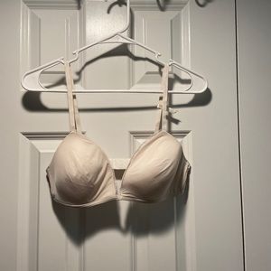 DKNY cream bra